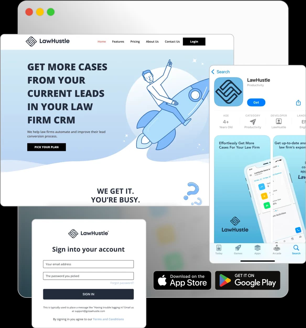 Lead generation and booking interface